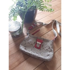 COACH cross body purse